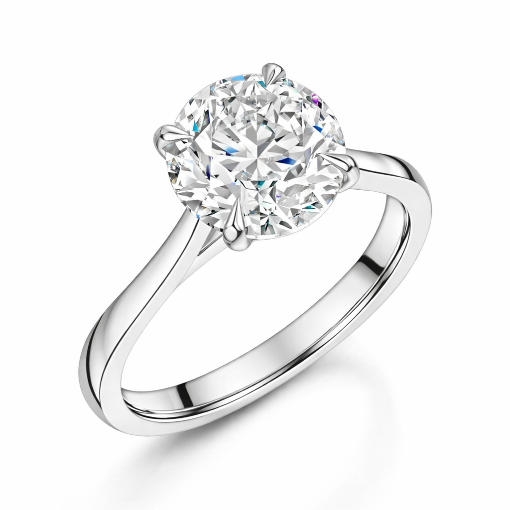 1.00ct Round Brilliant Cut Lab Grown Diamond Ring