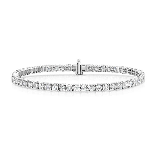 18ct White Gold 3.00ct Lab Grown Diamond Bracelet