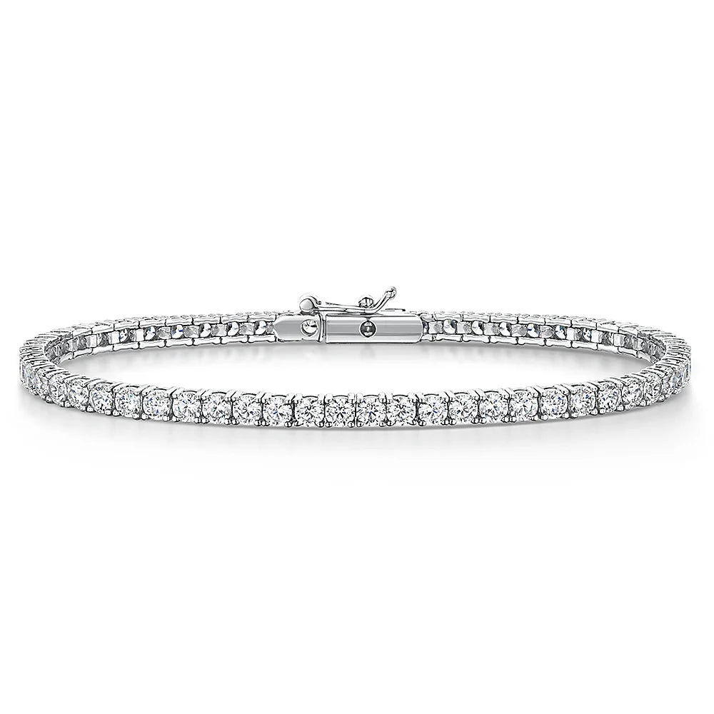 18ct White Gold 5.00ct Lab Grown Diamond Bracelet