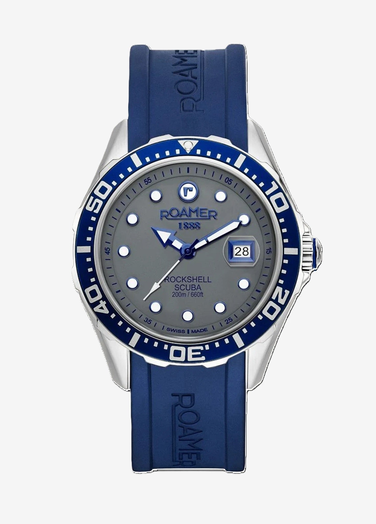 Roamer Rockshell Mark III Scuba 867833 41 55 02 Men's Watch