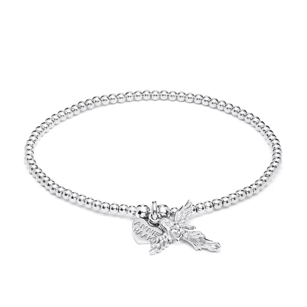 Santeenie Silver Charm Bracelet - My Guardian Angel