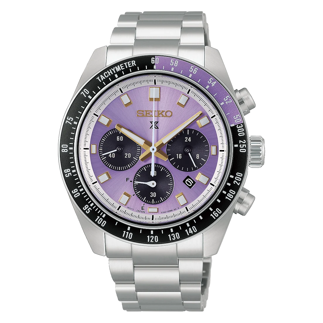 Seiko 145th Anniversary Speedtimer Solar Chronograph Limited Edition in Purple HBJ005P1