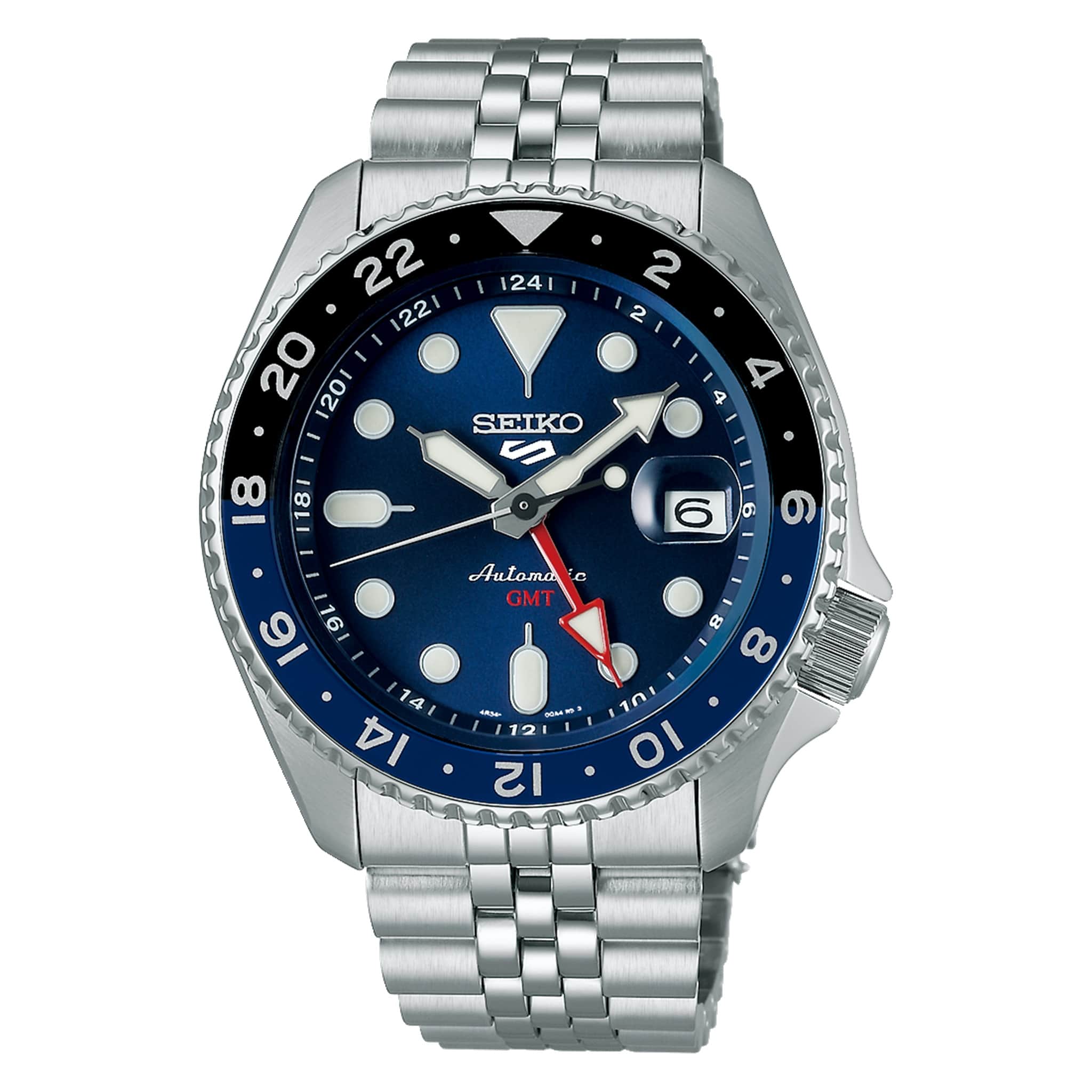 Seiko 5 Sports ‘Blueberry’ GMT Mens Watch SKX003K1