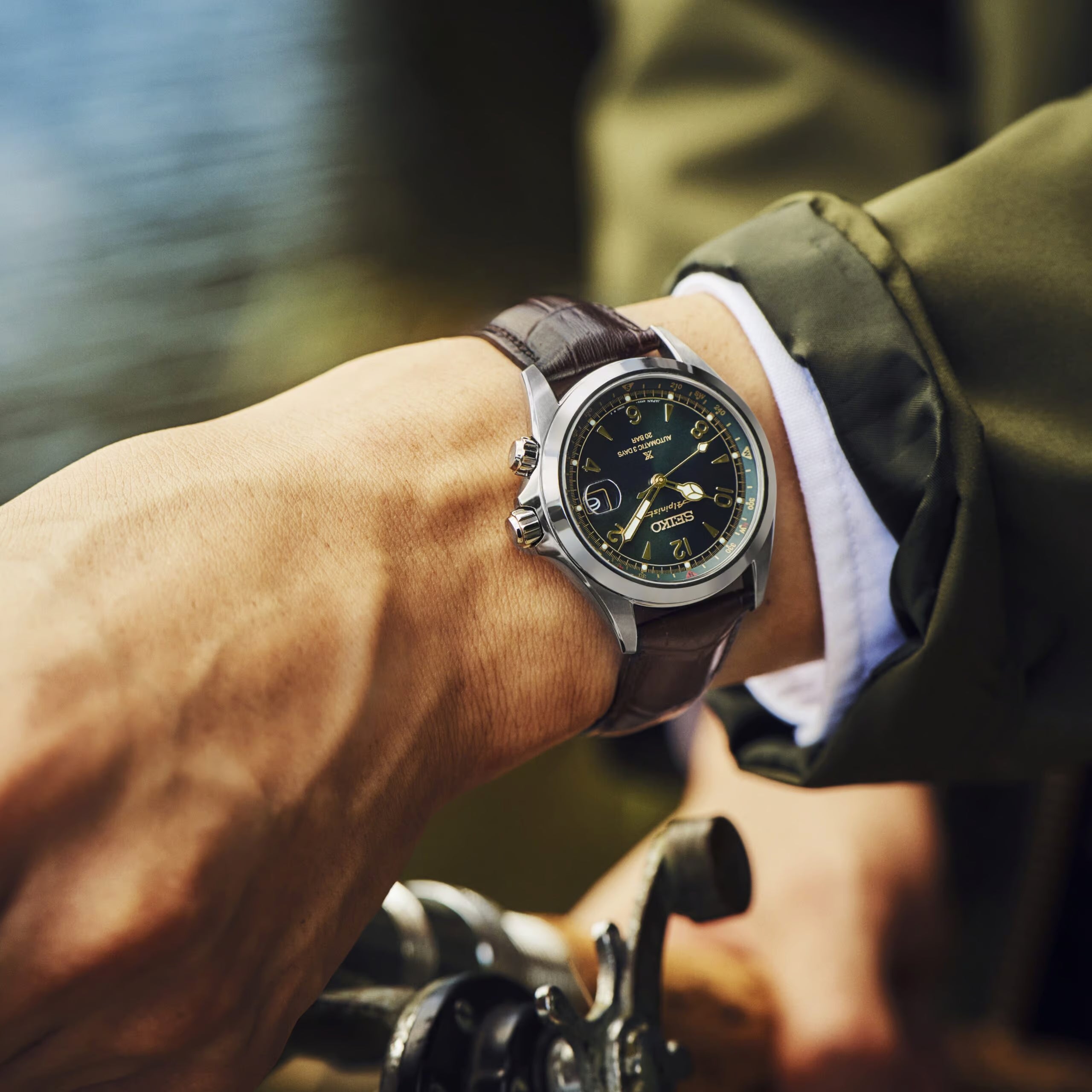 Seiko Prospex Alpinist in ‘Classic Pine’ Green SPB507J1