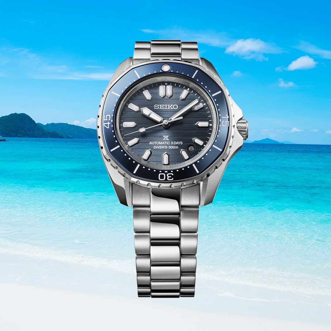 Seiko Prospex Men's Diver’s Watch – Polygonal in Coastline-Cobalt SPB483J1