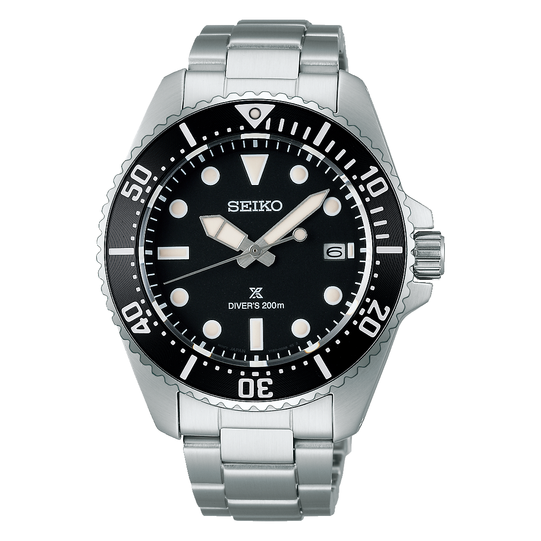 Seiko Seiko Prospex Solar Diver’s in Pure Black SNE597P1