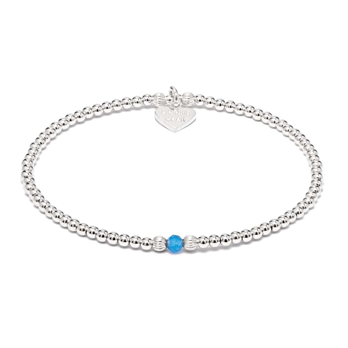 Annie Haak Aster Silver Bracelet - Midnight Blue