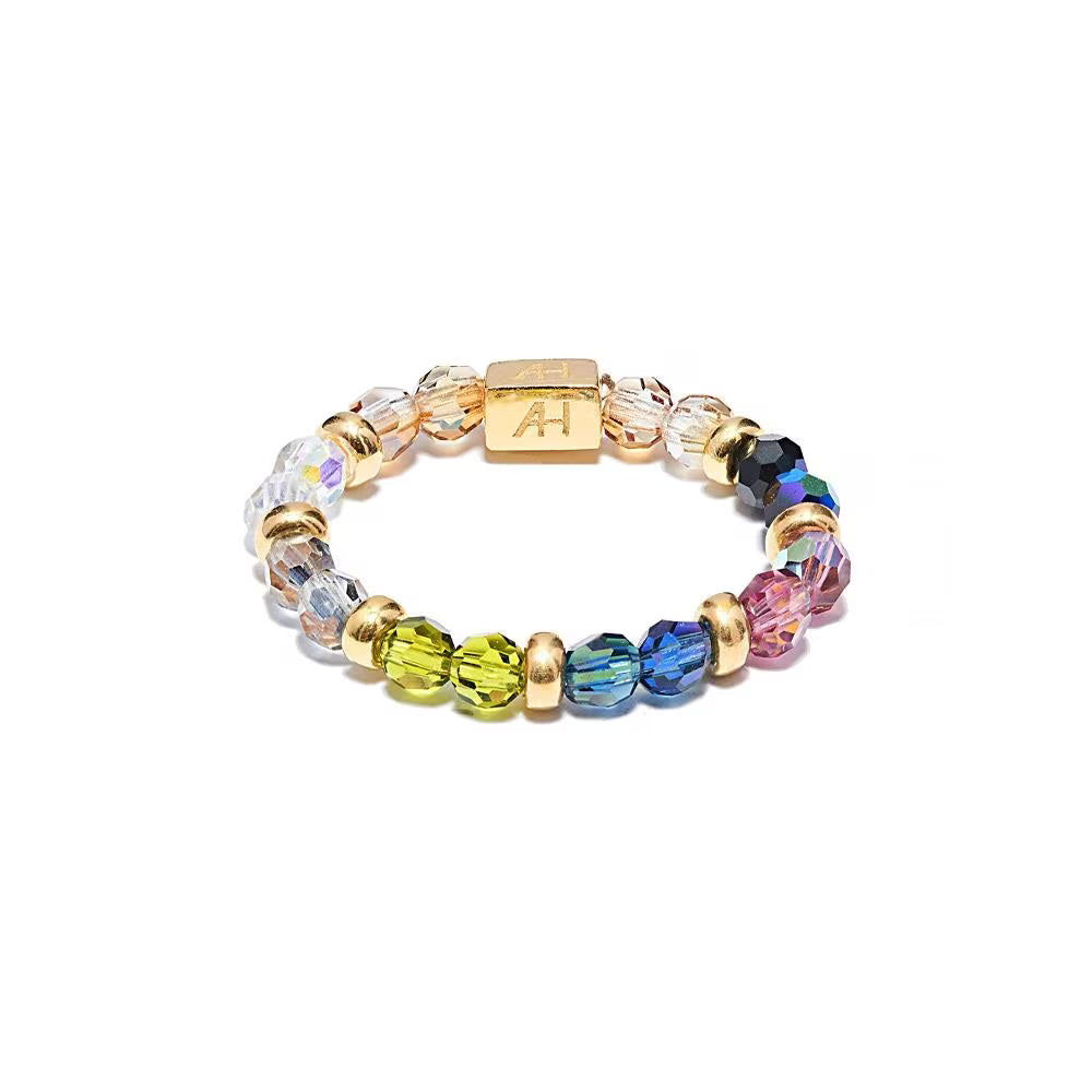 Annie Haak Crystal Shimmer Gold Plated Ring