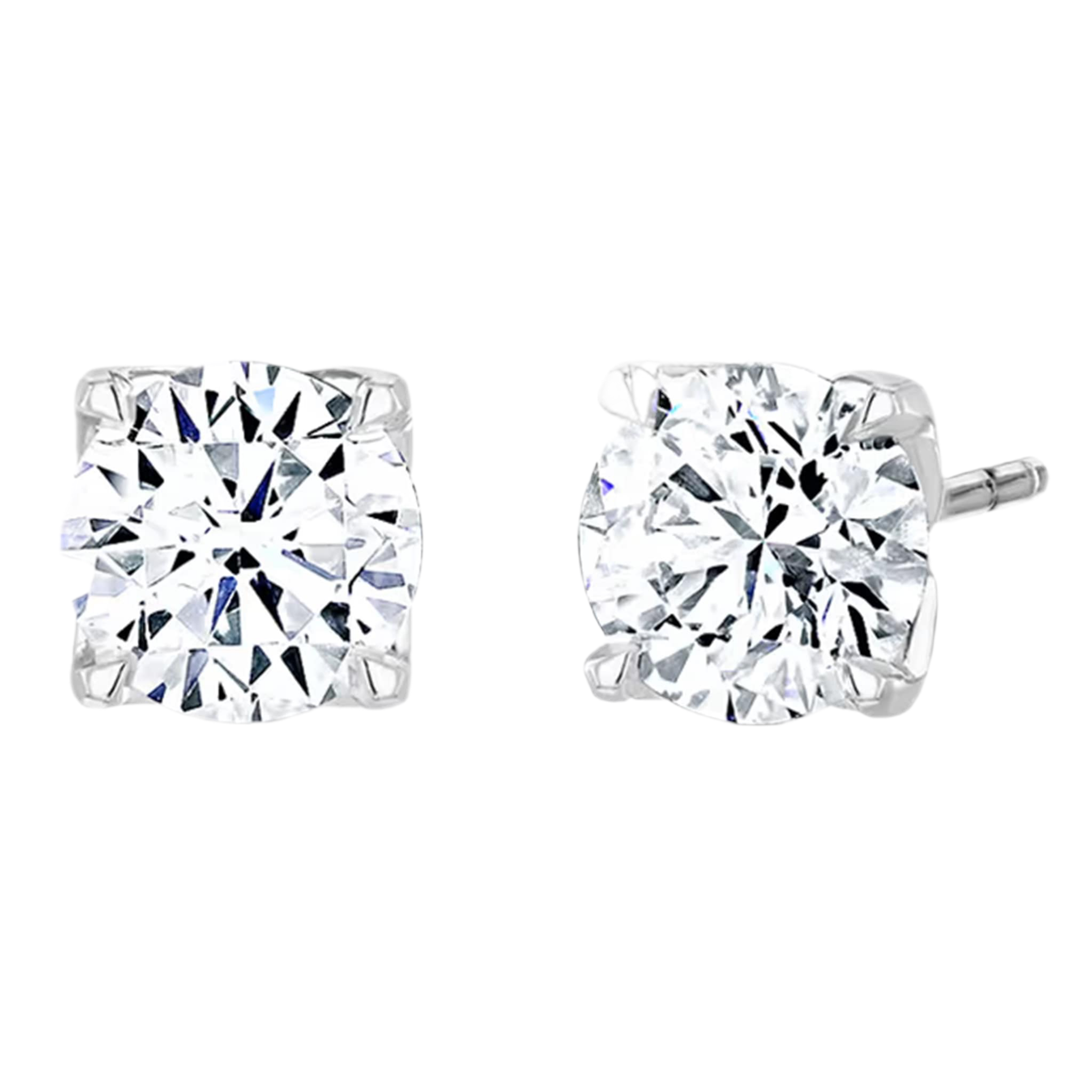 2.00ct Lab-Grown Diamond Earrings in 18ct White Gold