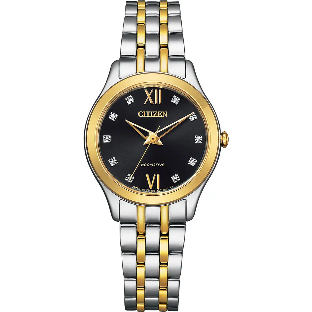 Citizen Ladies Silhouette Diamond Watch EM1014-50E