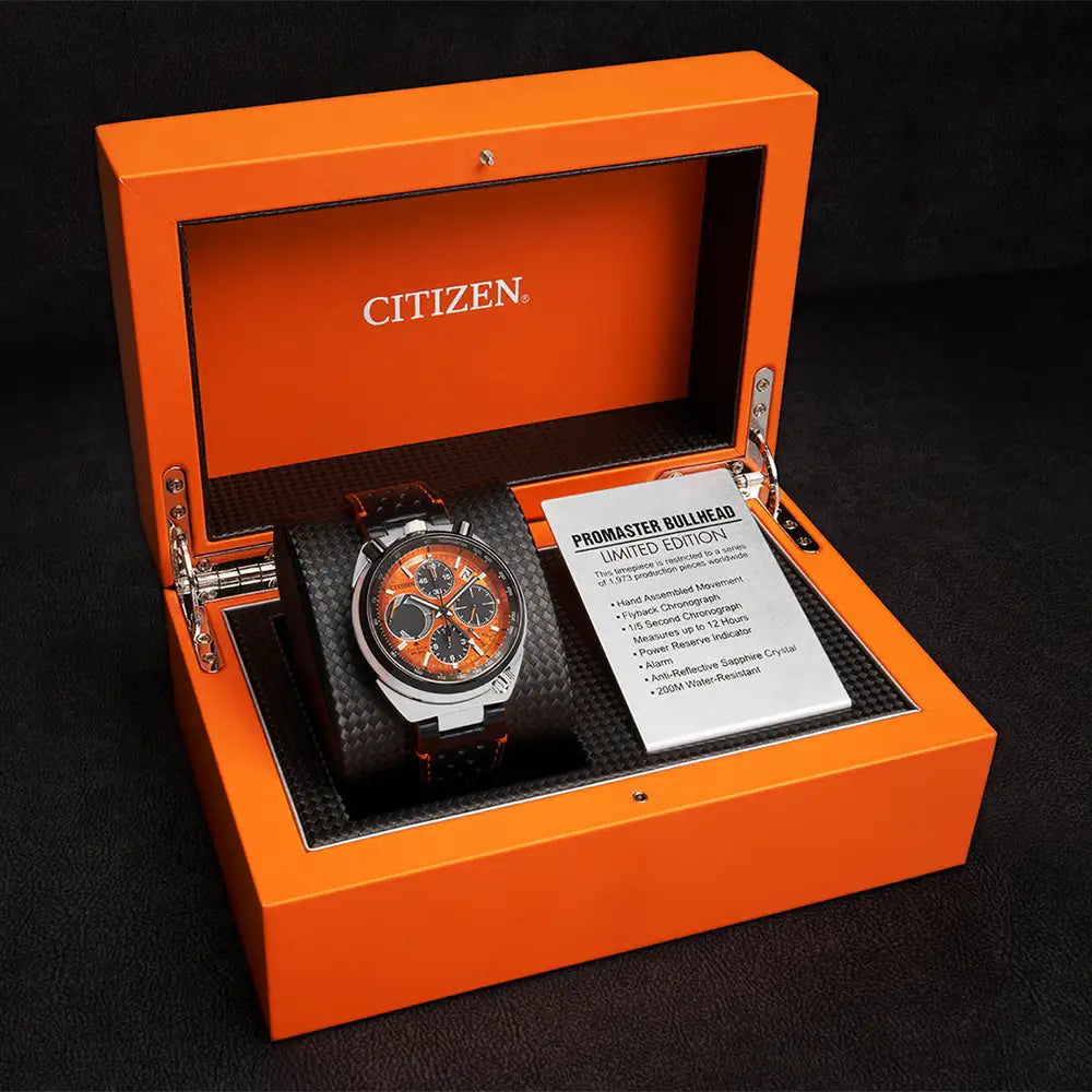 Citizen Limited Edition Men's Promaster Bullhead Racing Chronograph Watch AV0074-05X