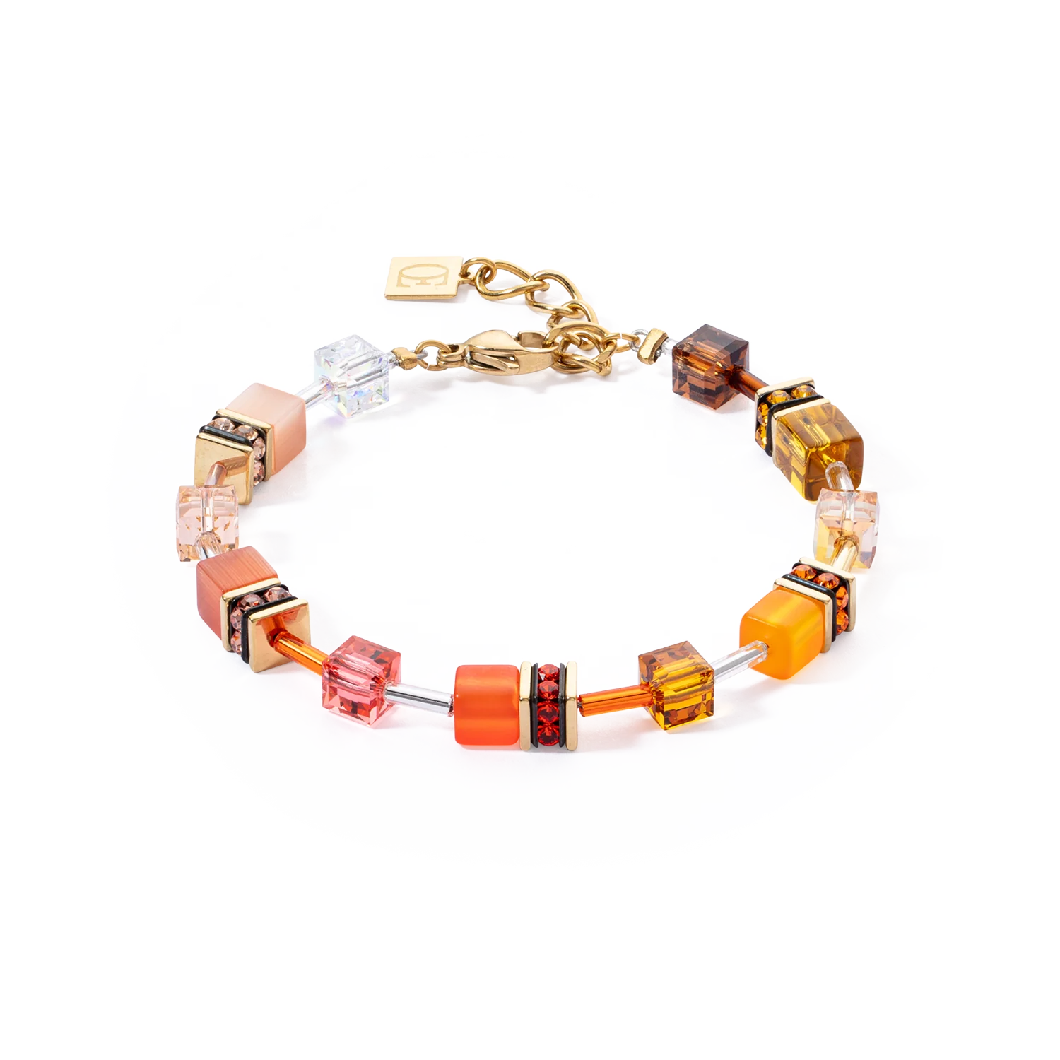 Coeur De Lion GeoCUBE® Iconic Bracelet Sunset gold
