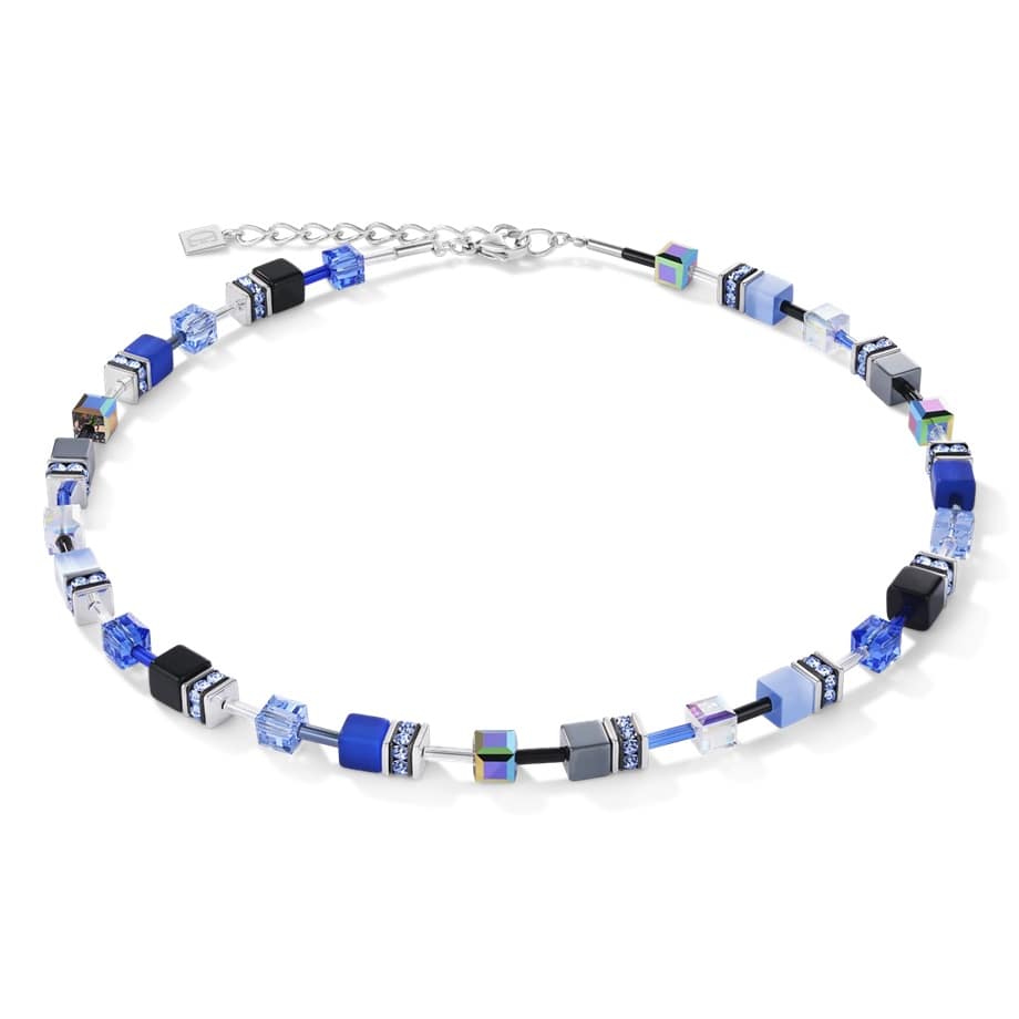 Coeur De Lion GeoCUBE® Necklace cobalt blue