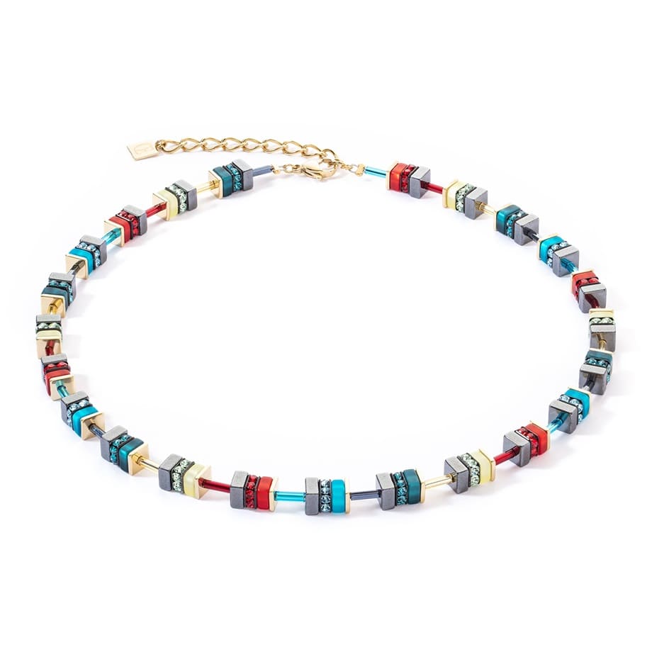 Coeur De Lion Sparkling Classic Elements Necklace Multicolour Energy