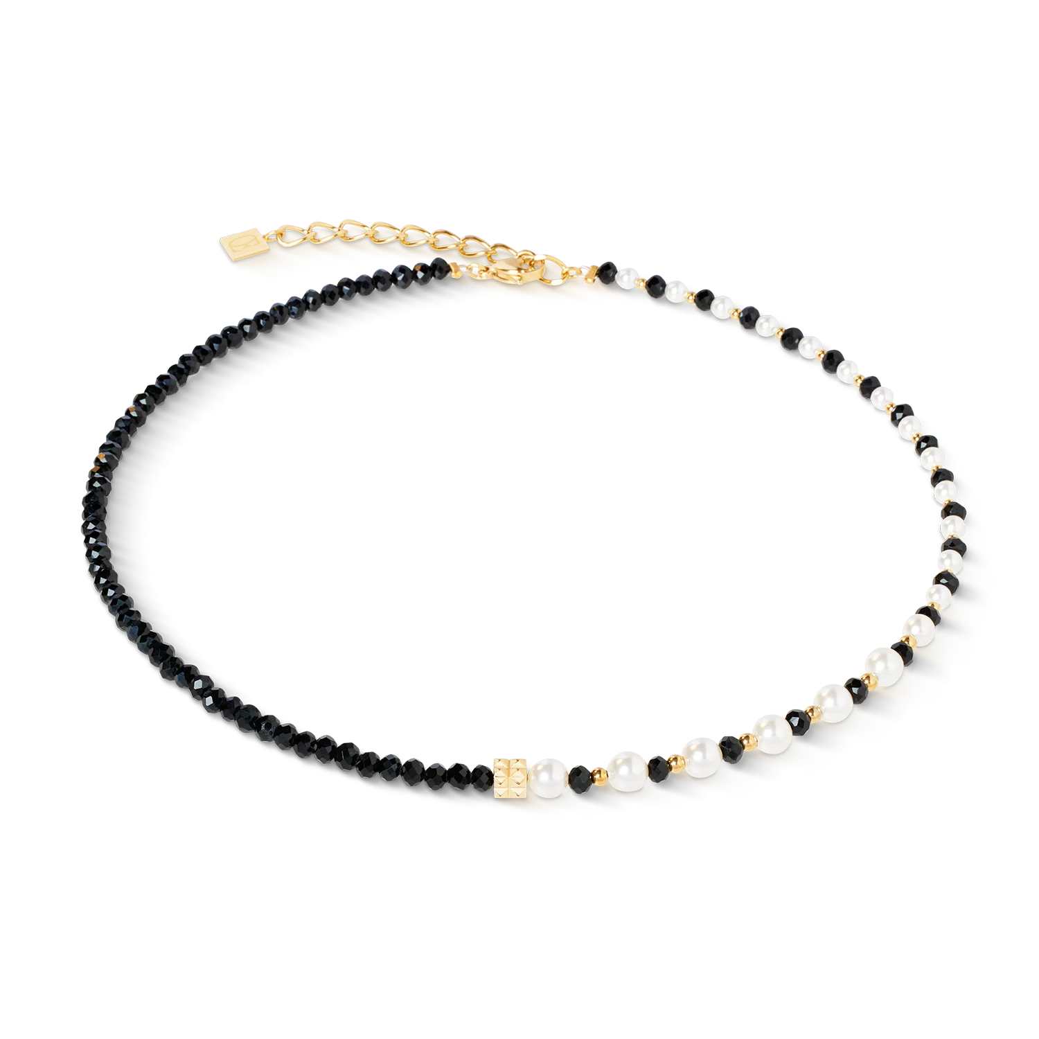 Coeur De Lion Trinity Spikes Gold Necklace