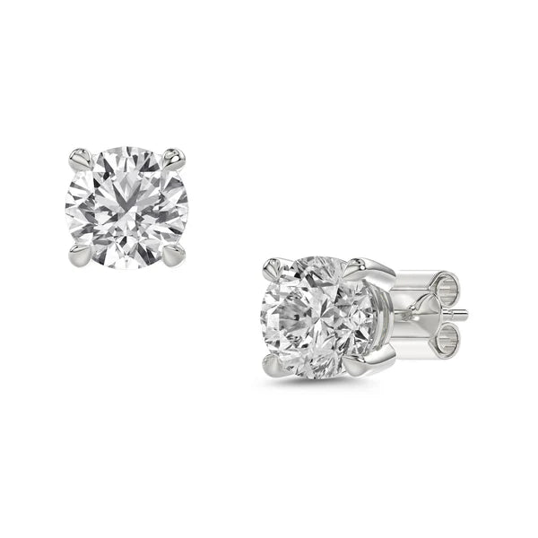 1.00ct Lab-Grown Diamond Earrings in 18ct White Gold