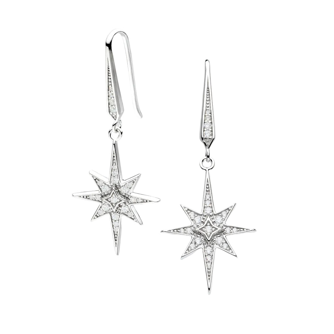 Kit Heath Céleste North Star Drop Earrings