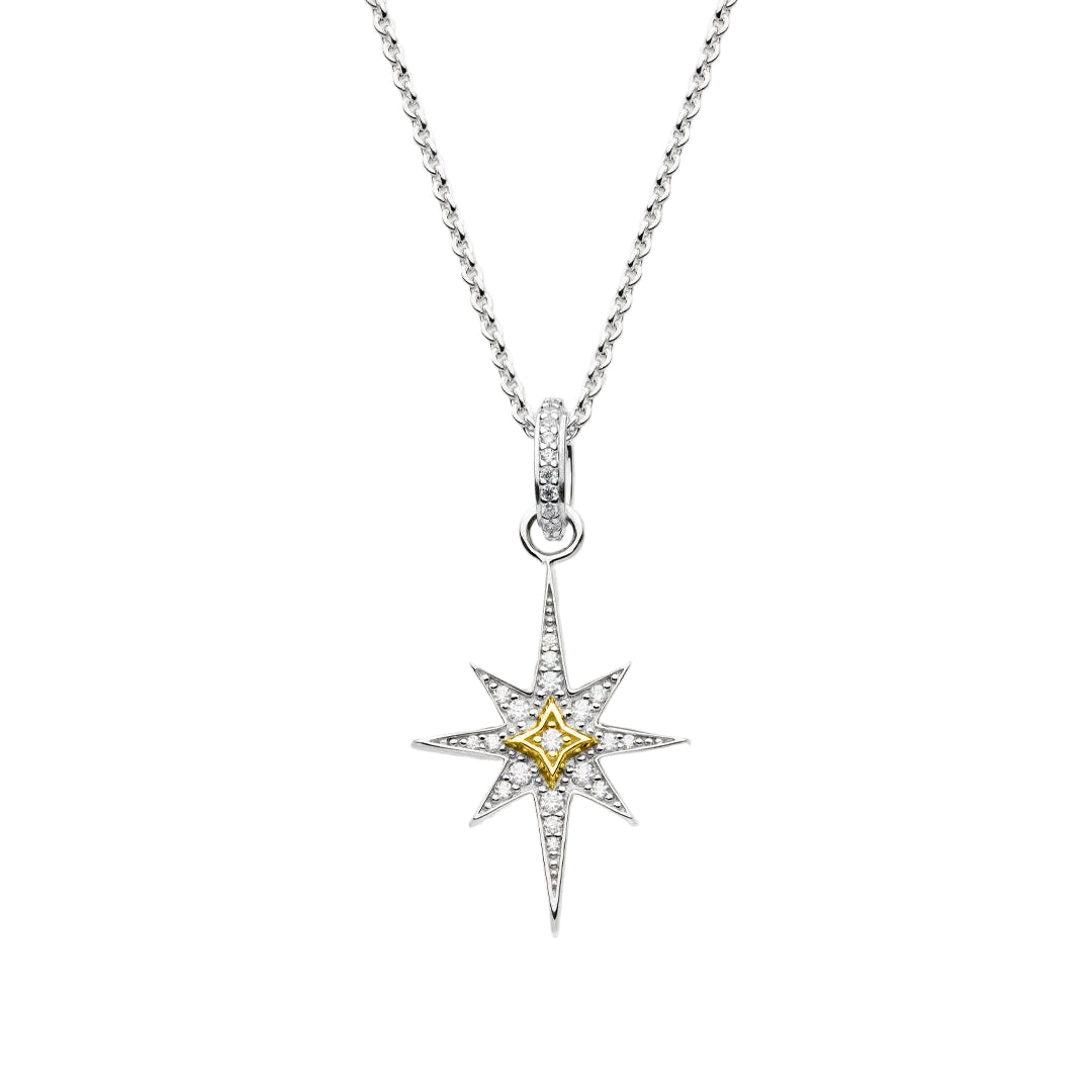 Kit Heath Céleste North Star Golden Two-Tone Midi Necklace