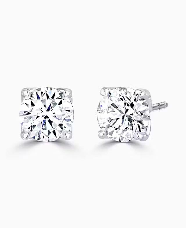 Lab Grown Diamond Earrings 1ct