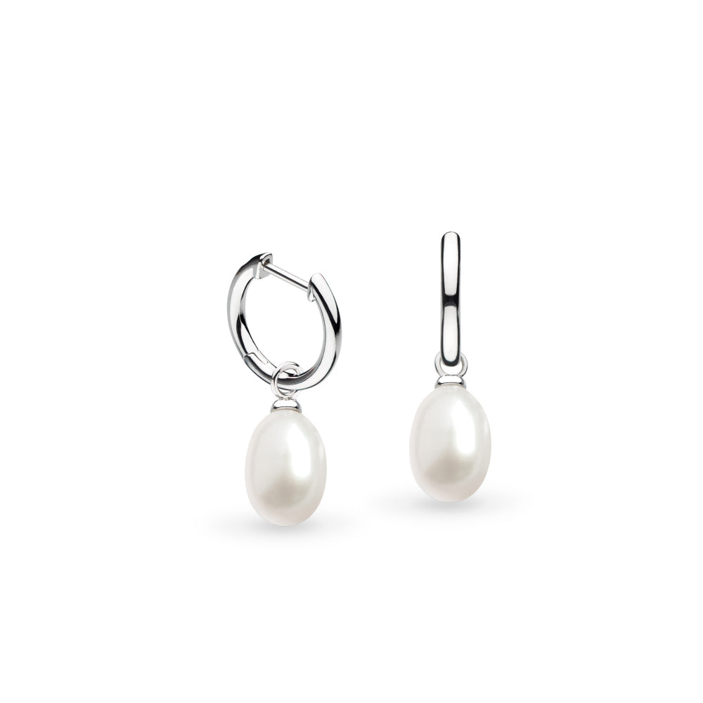 Revival Classic Pearl Hoop Earrings