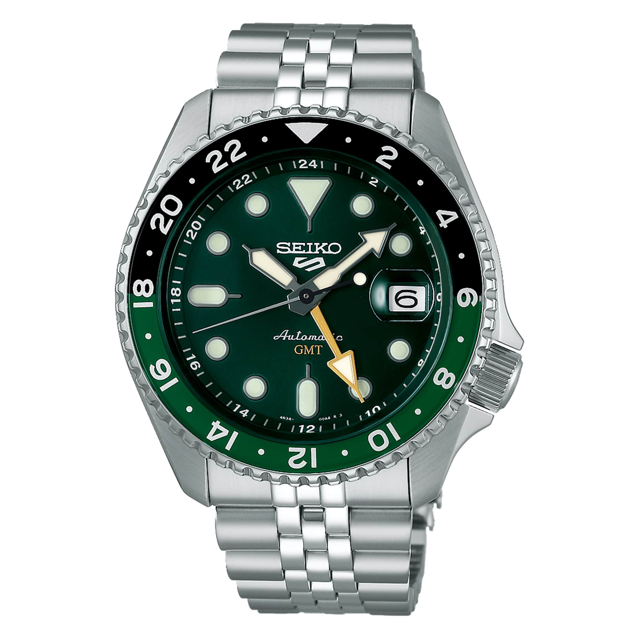 Seiko 5 Sports SKX GMT Bi-Colour Green SKX035K1