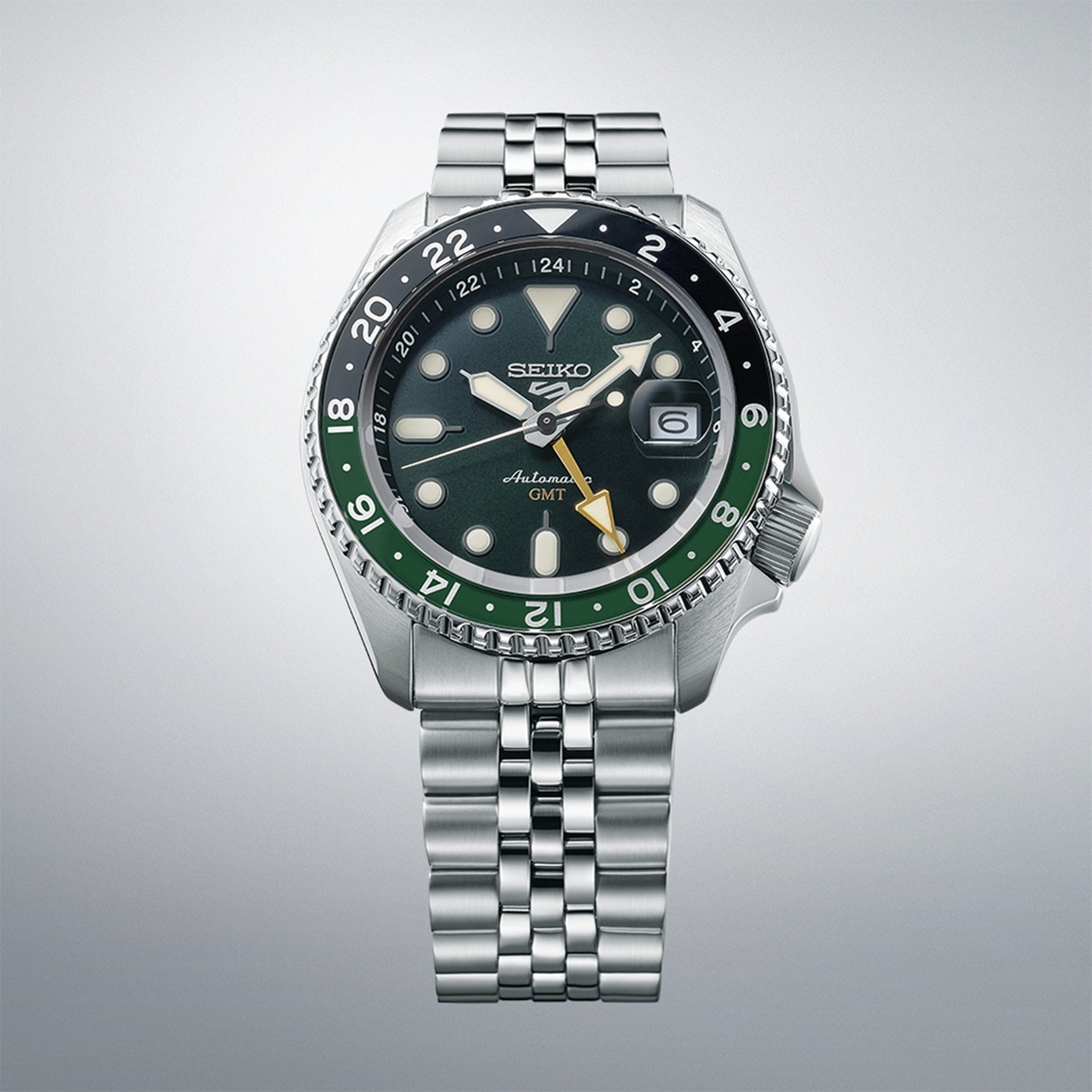 Seiko 5 Sports SKX GMT Bi-Colour Green SKX035K1