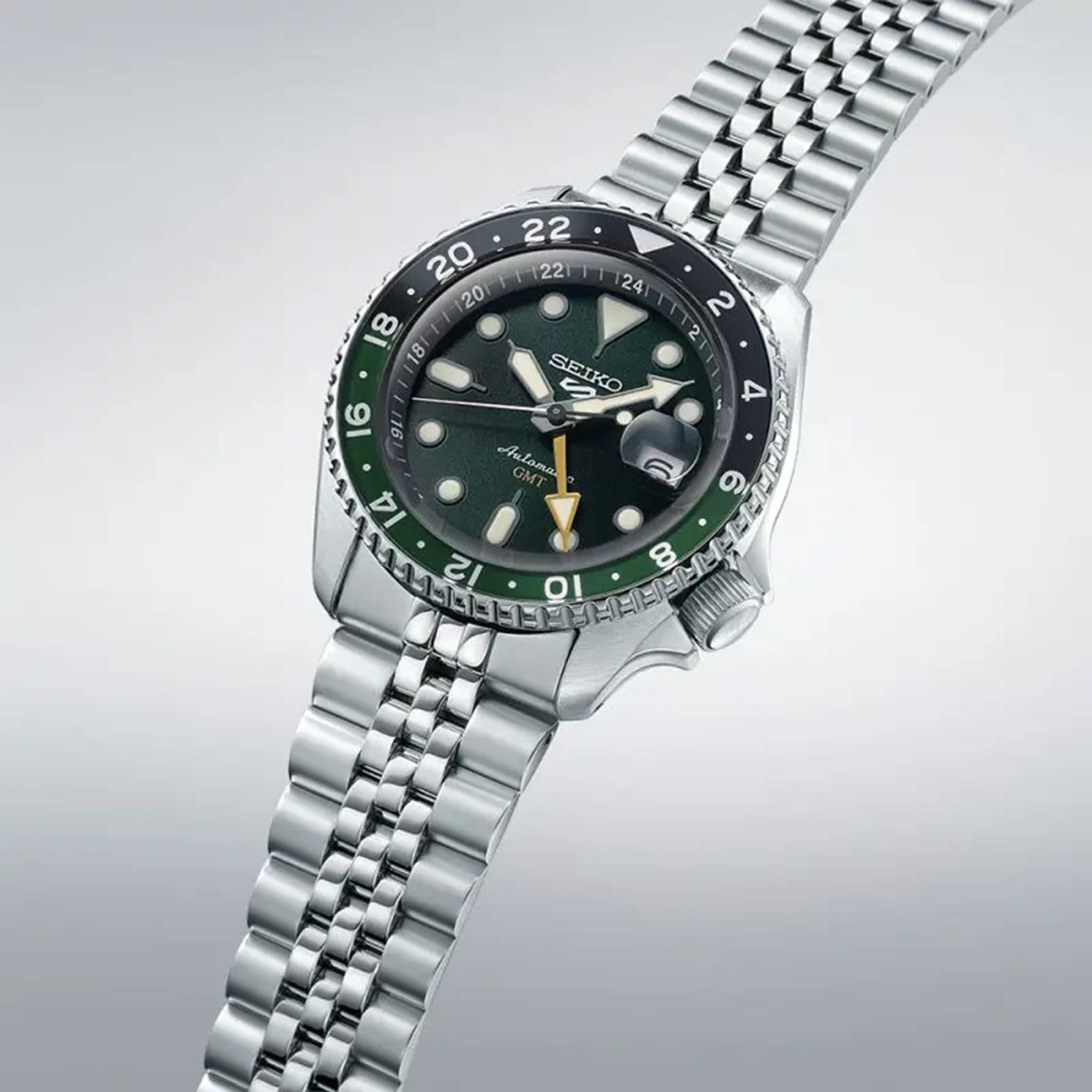 Seiko 5 Sports SKX GMT Bi-Colour Green SKX035K1