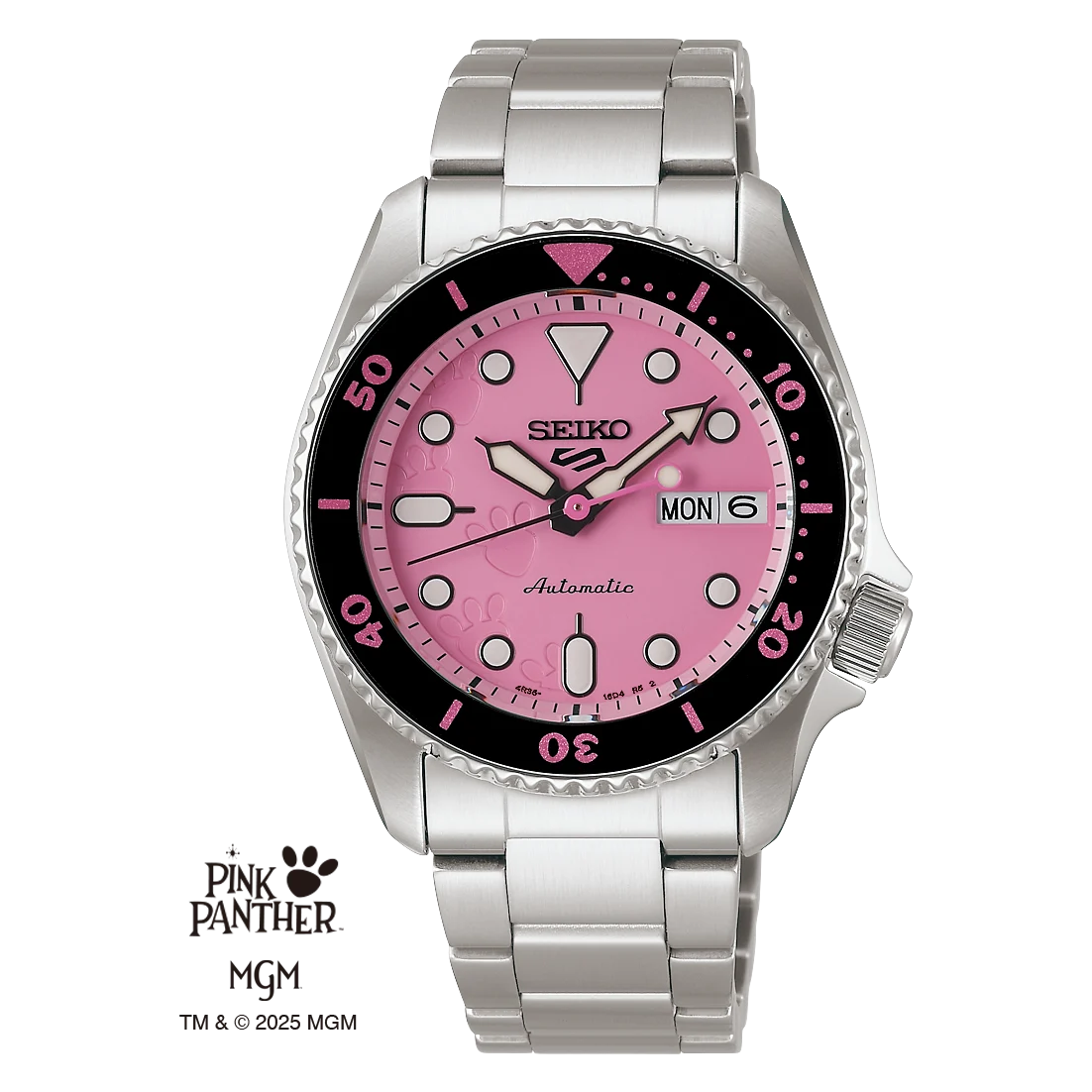 Seiko 5 Sports x Pink Panther LIMITED EDITION SRPM07K1