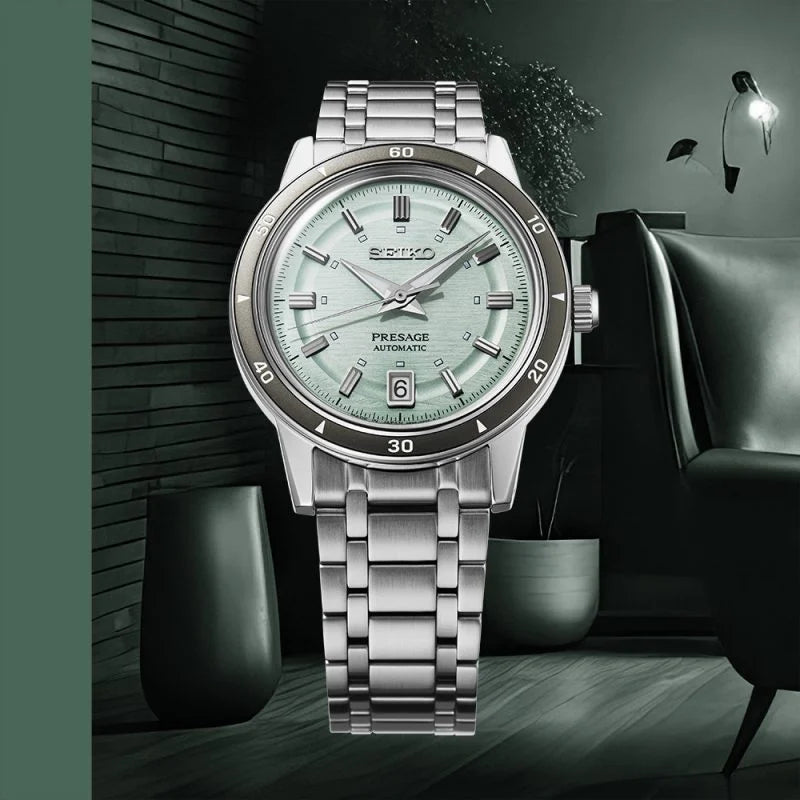 Seiko Presage Style 60s in Ice Green SRPL71J1