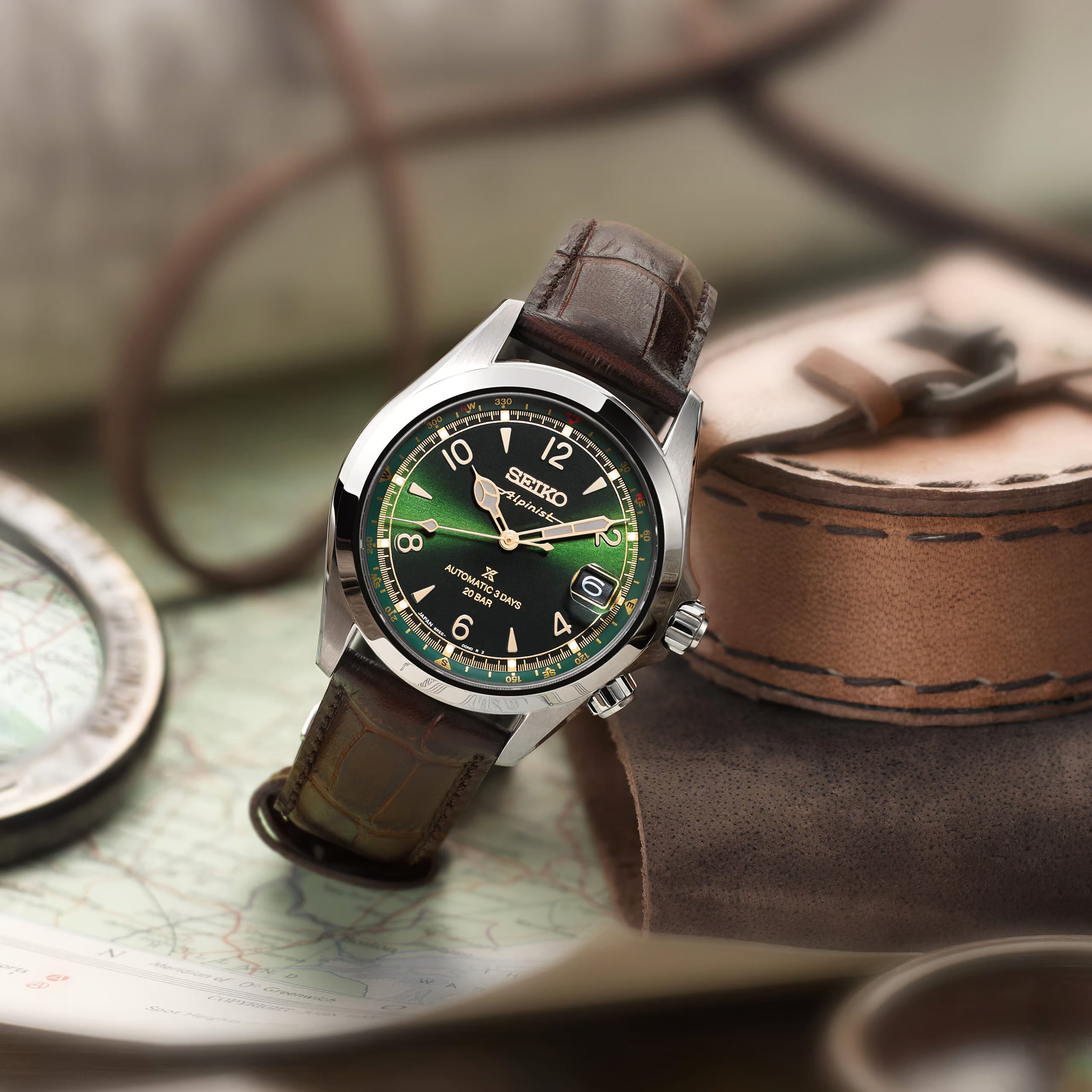 Seiko Prospex Alpinist in ‘Classic Pine’ Green SPB507J1