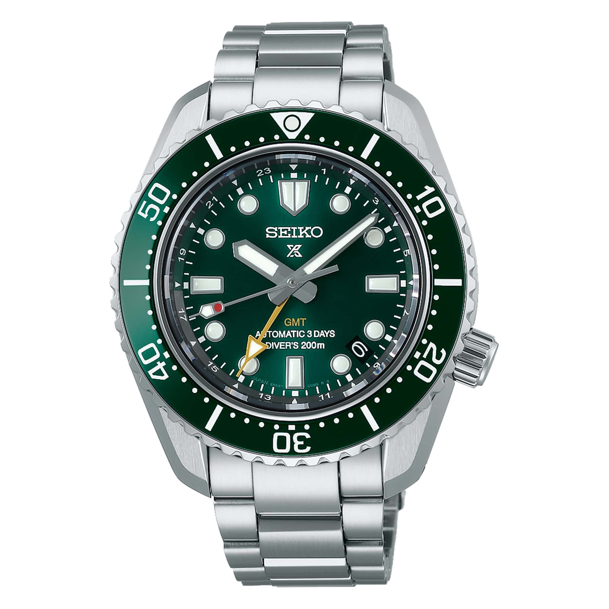 Seiko Prospex 1968 Heritage Diver’s GMT Watch ‘Marine Green’ SPB381J1