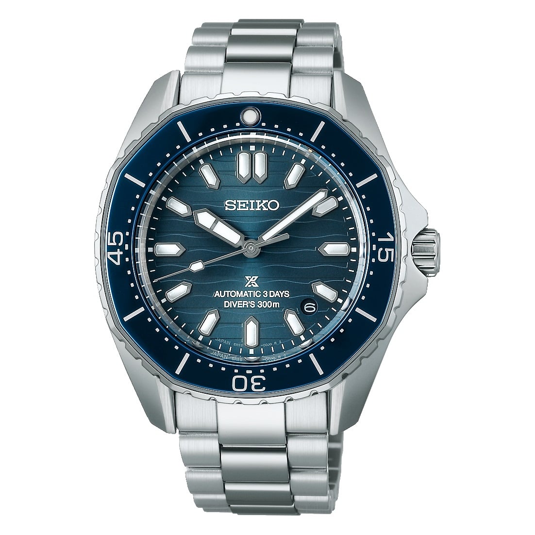 Seiko Prospex Men's Diver’s Watch – Polygonal in Coastline-Cobalt SPB483J1