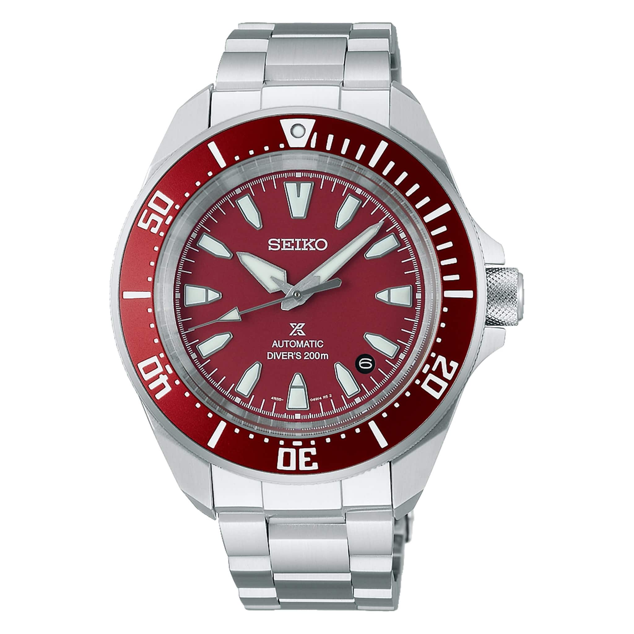 Seiko Prospex Mens Red Diver’s Watch SRPL11K1