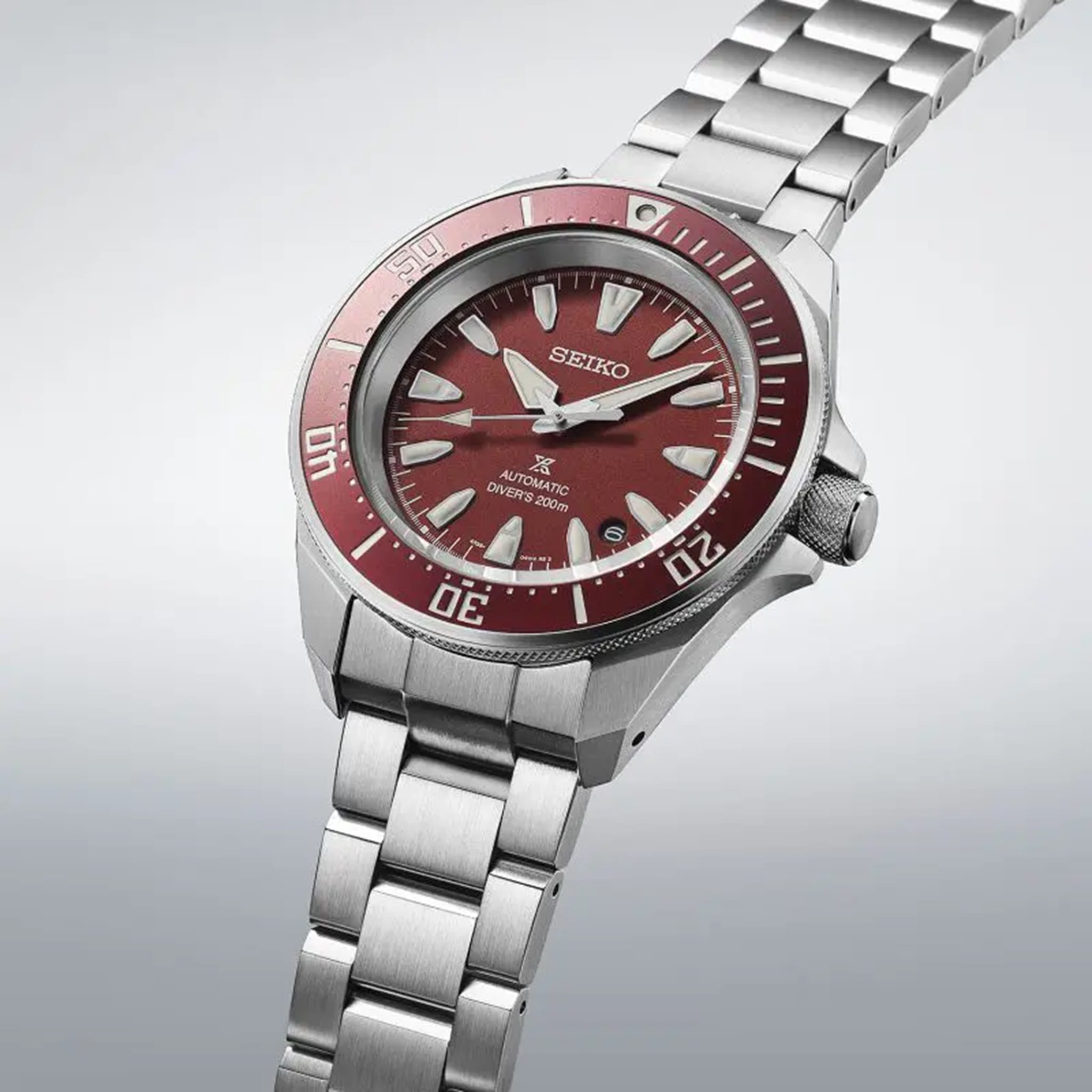 Seiko Prospex Mens Red Diver’s Watch SRPL11K1