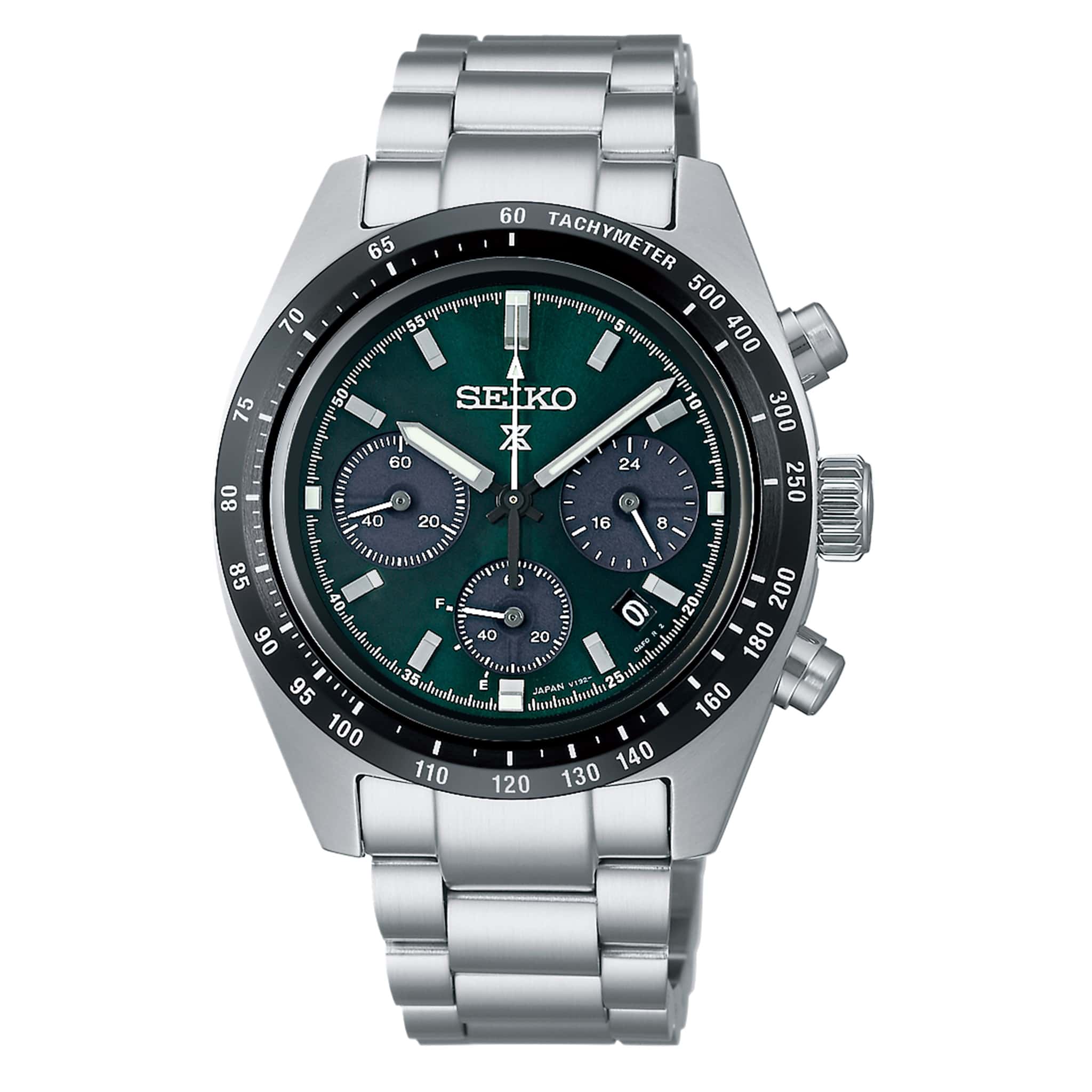 Seiko Prospex ‘Deep Green’ Speedtimer Solar Chronograph Watch SSC933P1