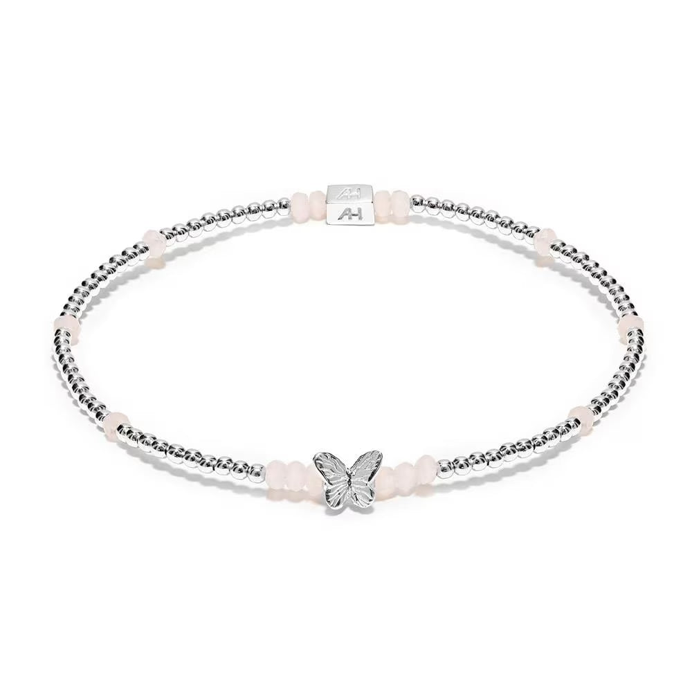 Annie Haak Sweet Pea Silver Bracelet – Butterfly Charm
