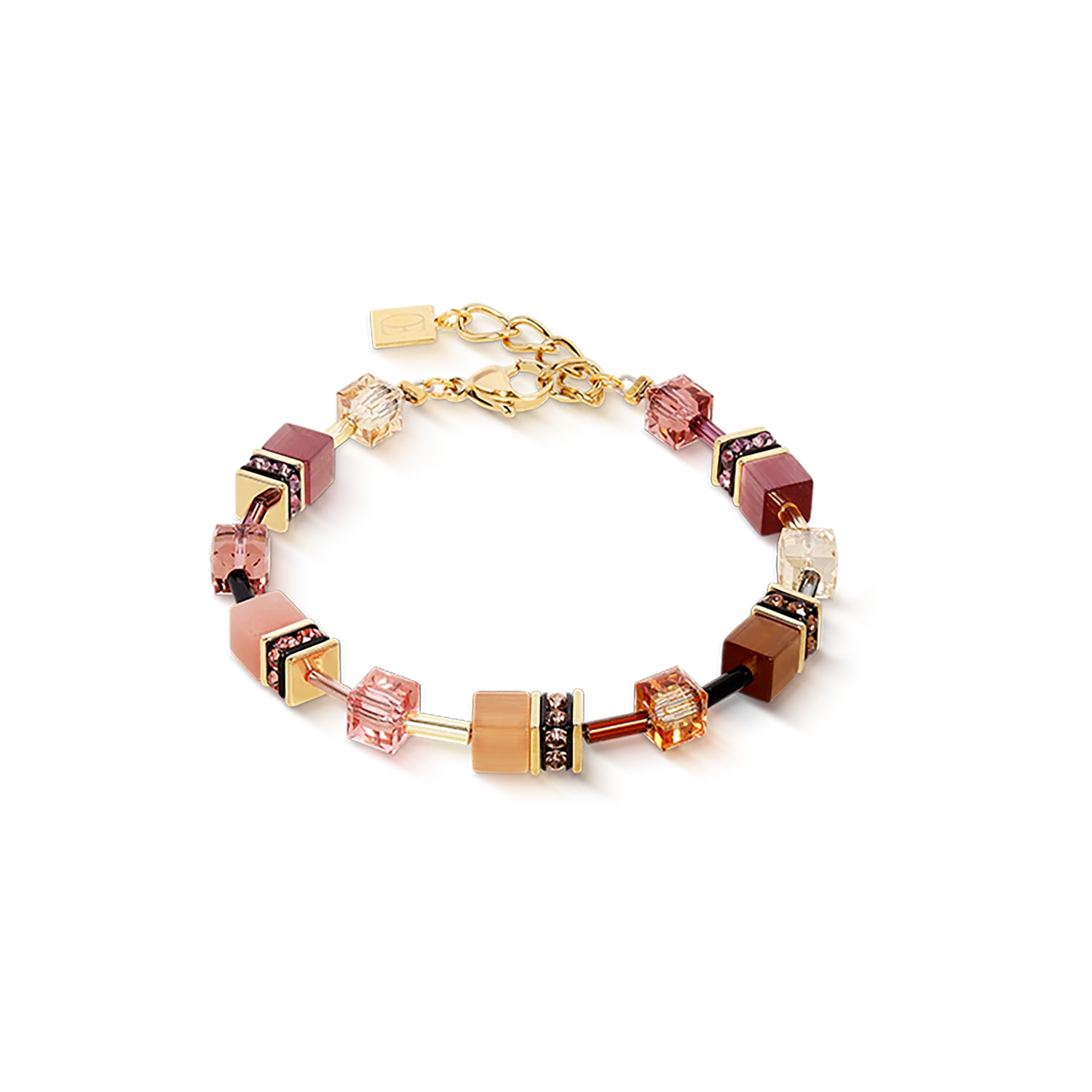 Coeur De Lion GeoCUBE® Iconic Gold Blush Bracelet